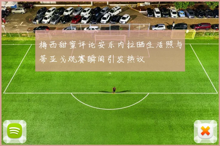 梅西甜蜜评论安东内拉晒生活照与蒂亚戈观赛瞬间引发热议